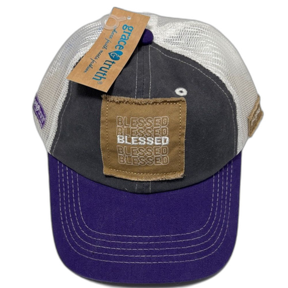 Grace & Truth Purple and Tan Women's Cap - Picture 1 of 7